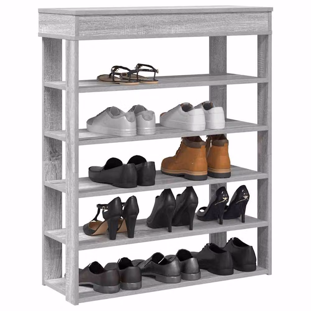 Berkfield Home Grey Sonoma Shoe Rack, W/D/H: 80 x 30 x 98 cm – 2