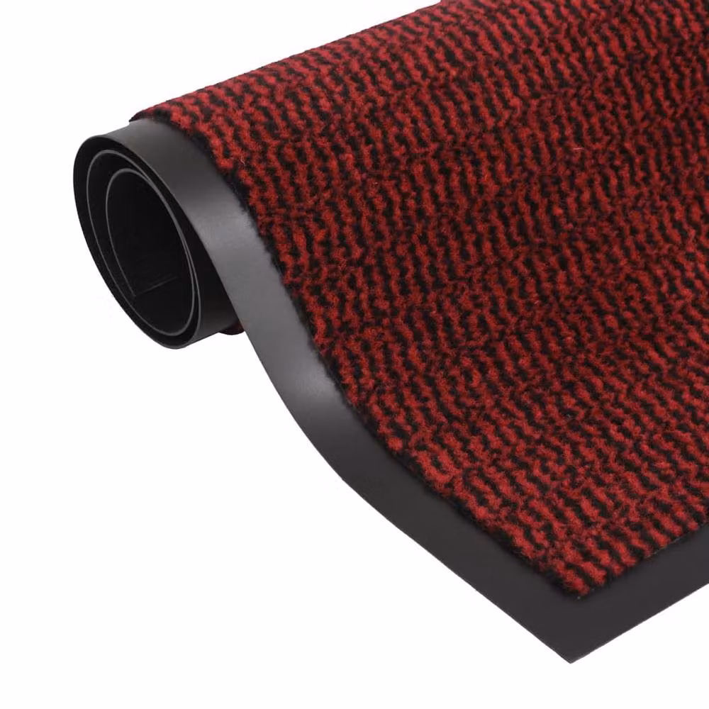 Berkfield Home Red Rectangular Non-Slip Dust Control Mat, W: 40 cm, L: 60 cm – 1
