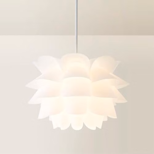 MiniSun Modern White Intricate Design Ceiling Light Shade, Width: 40 cm – 1