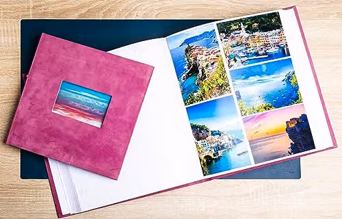 Exacompta Skandi Photo Album Book, 300 Photos, 60 Pages, White, W: 29 cm x H: 32 cm – 4