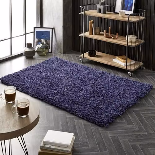 Phoenox Textiles Limited Origins Portland Hand Tufted Rug in Blue, W: 140 cm, L: 200 cm – 2
