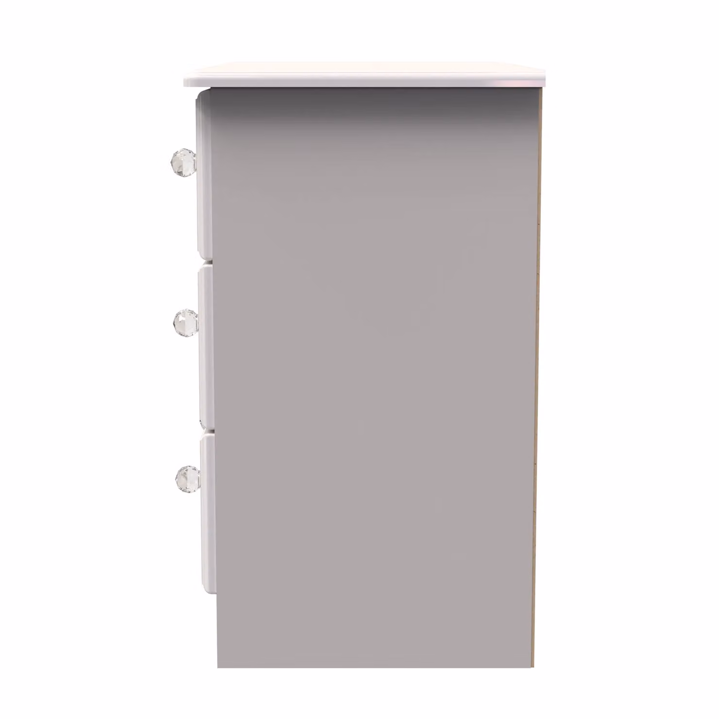 Ready Assembled 2 U Stratford 3 Drawer Chest in Taupe – 2