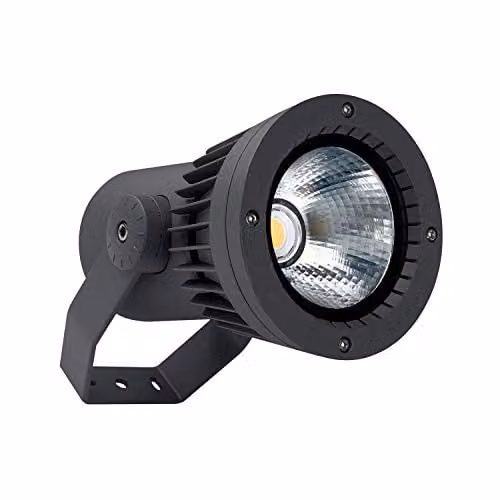 Netlighting LEDS C4 Hubble Outdoor LED Display Light in Urban Grey, ø23.4 cm, 3000K Warm White, Dimmable, IP65, IK09 – 1