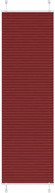 Berkfield Home Single Pleat Corded Blind in Bordeaux Red, W: 64.4 cm, H: 200 cm – 1