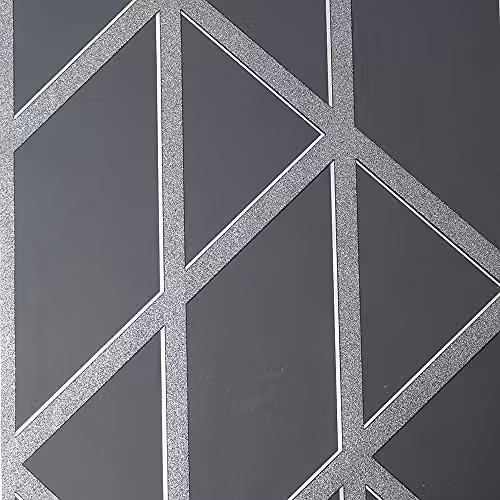 Graham & Brown Superfresco Geometric Abstract Wallpaper in Grey and Anthracite – 2