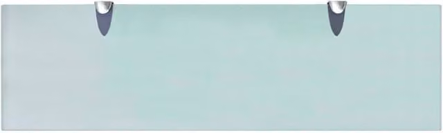 Berkfield Home Modern Floating Glass Wall Shelf, Clear, W: 70 cm, D: 20 cm