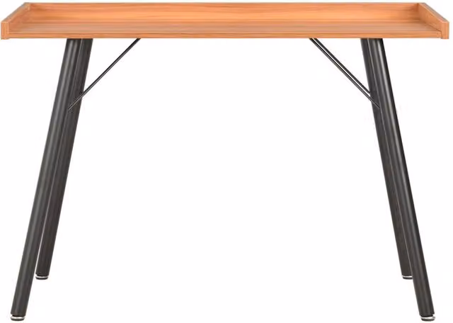 Berkfield Home Office Desk in Brown, W/D/H: 90 x 50 x 79 cm