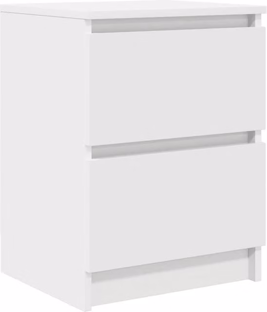 Berkfield Home White TV Cabinet in Engineered Wood W/D/H: 40 x 35 x 54 cm