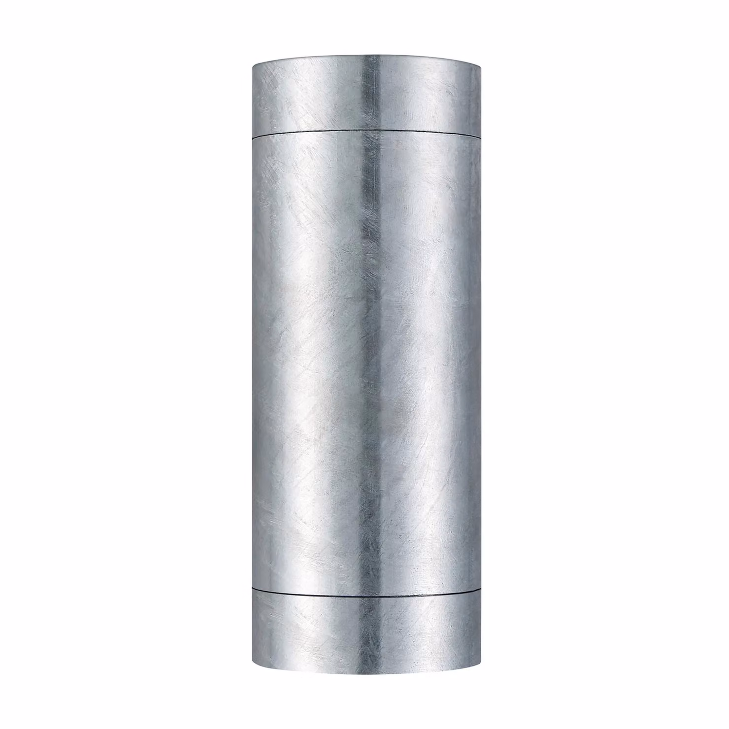 Nordlux Tin Modern Up and Down Outdoor Wall Light in Silver Galvanised Steel, GU10, IP54 – 2