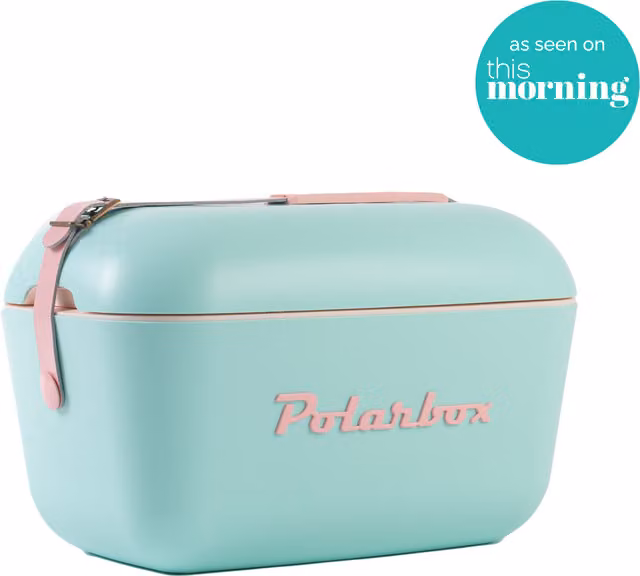 Polarbox Retro Coolbox 12L in Turquoise
