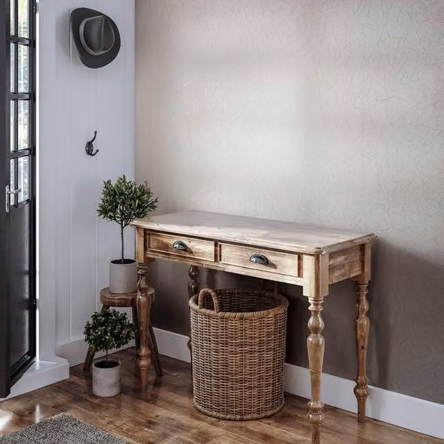 Galerie Abstract Industrial Effects Distressed Wallpaper in White and Beige