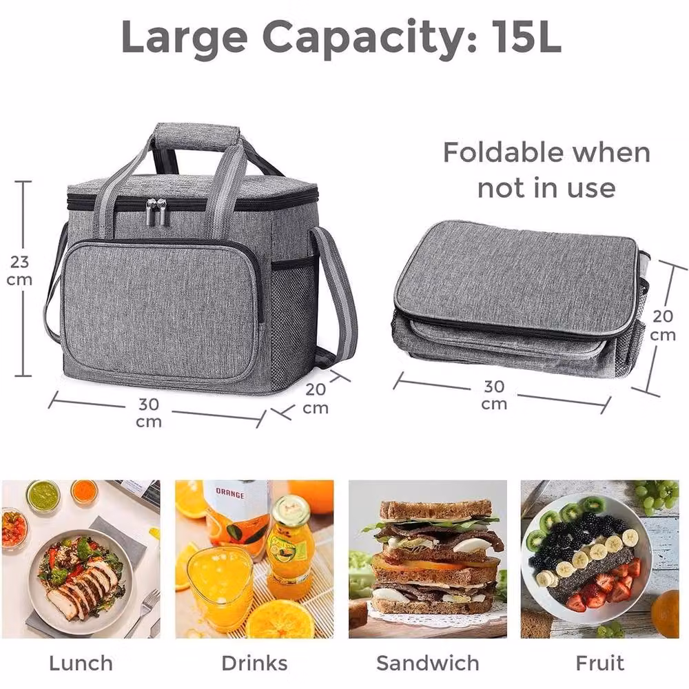 SPETLEK 15L Large Cooling Cooler Bag in Grey – 3