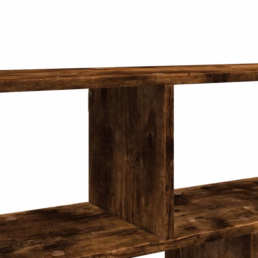 Berkfield Home Smoked Oak Wall Shelf, Brown Engineered Wood, W: 100 cm, D: 25 cm, H: 50 cm – 4