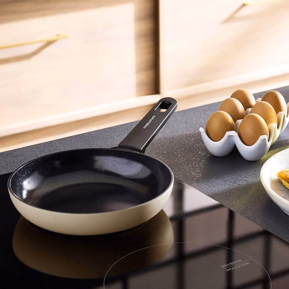 Morphy Richards Beige Ceramic Frying Pan, 20cm, Oven Safe, Aluminium – 5