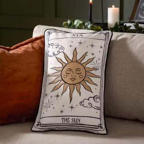 Furn Celestial Stories Beige Velvet and Linen Rectangular Cushion W/H: 50 x 30 cm – 4