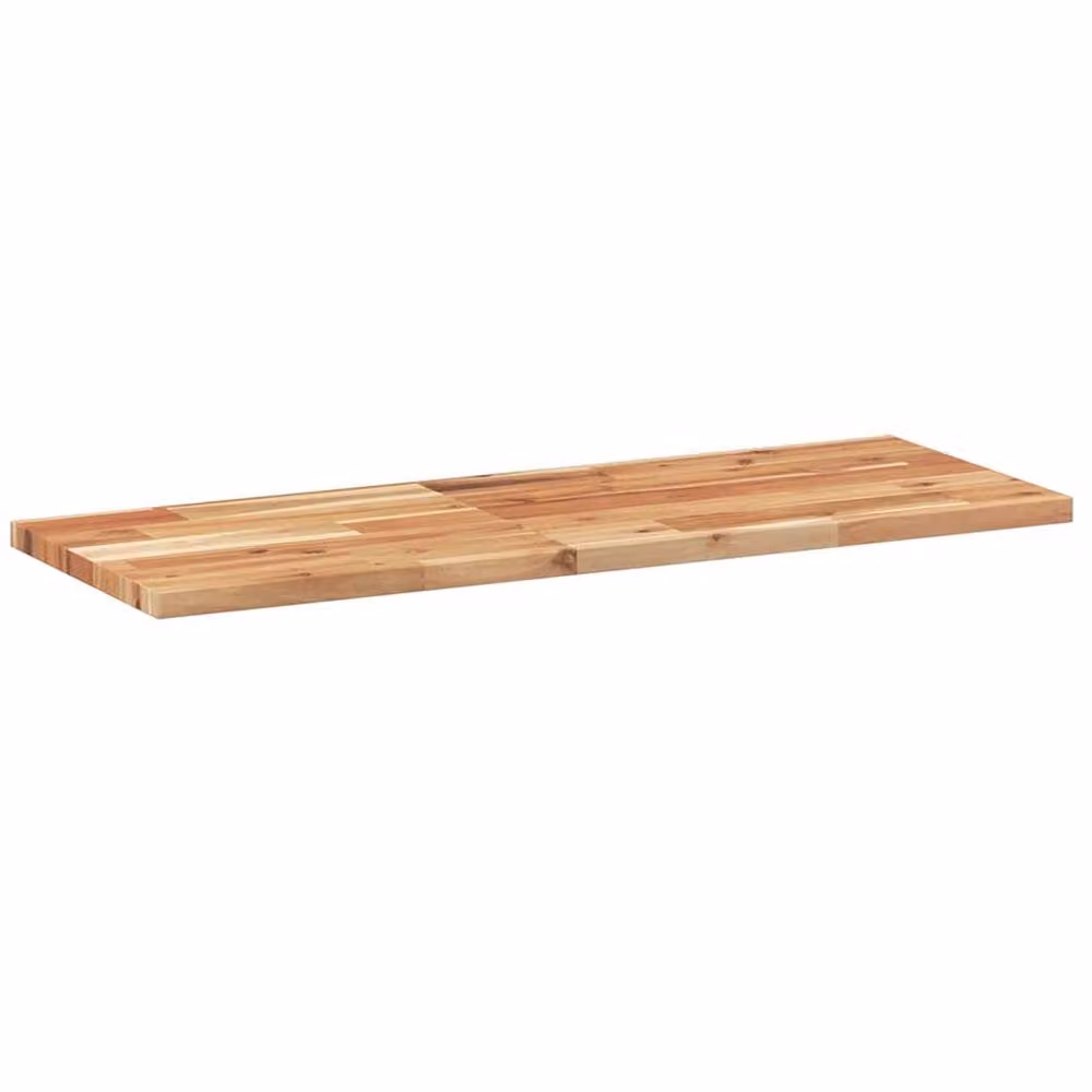 Berkfield Home Floating Acacia Wood Shelf, Brown, W/D/H: 80 x 30 x 2 cm – 2