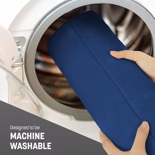 Keplin Memory Foam Bath Mat, Navy Blue, W/L: 60 x 90 cm – 6