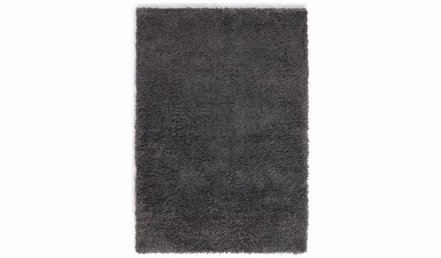 Cheap Furniture Warehouse Cosy Flint Grey Shaggy Rectangular Rug, W: 230 cm, D: 160 cm