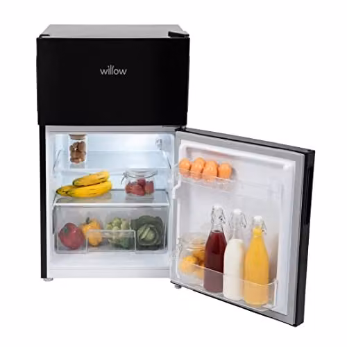 Willow 86L Under Counter Fridge Freezer in Black – 5