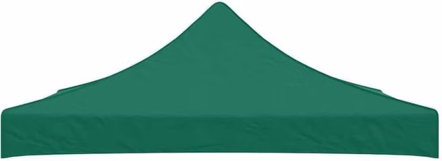 Berkfield Home Green PVC-Coated Polyester Party Tent Roof, W 3 x D 3 m – 1