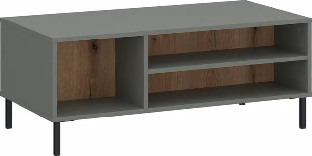 Furniture To Go Darwin Rectangular Coffee Table in Green and Oak