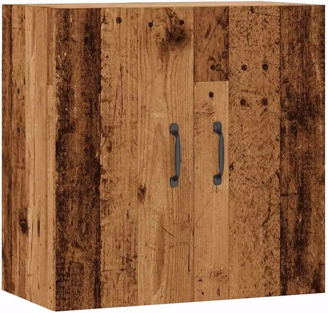 Berkfield Home Wall Cabinet in Old Wood Brown, W/D/H: 60 x 31 x 60 cm – 1