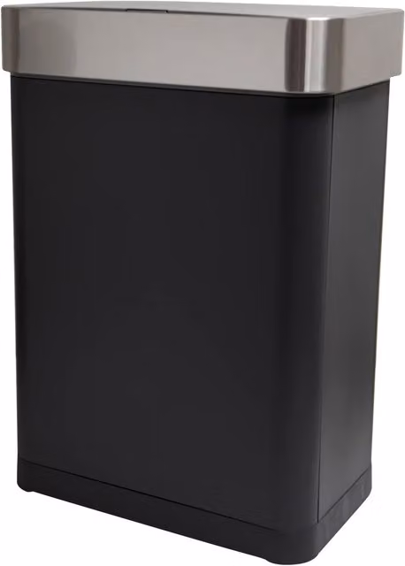 Tower 50L Ozone Recycling Sensor Bin in Black