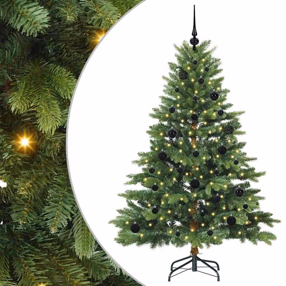 Berkfield Home Beautiful Green Artificial Christmas Tree with 150 LEDs, Height: 150 cm – 3