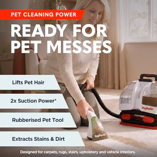 Rug Doctor Pet Portable Spot Carpet Cleaner in Red – 2