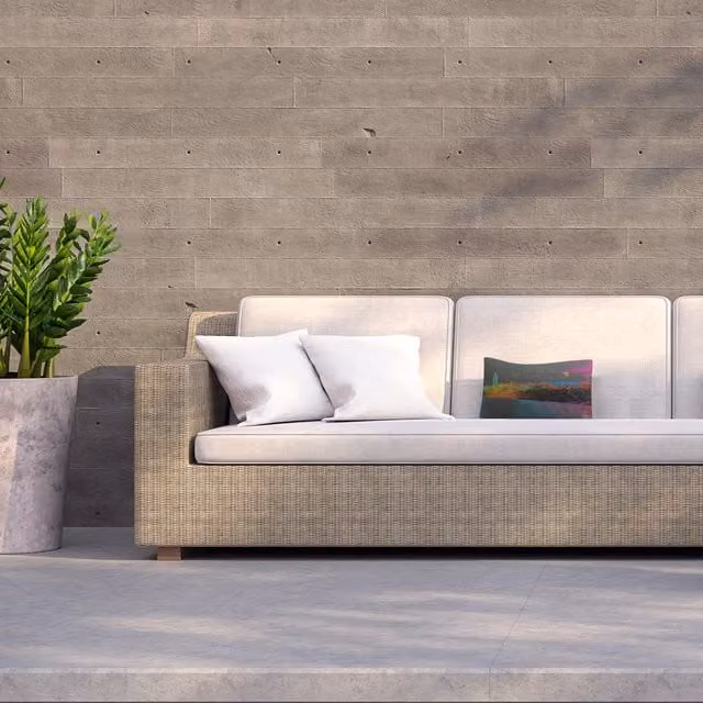 Landscapeondon Outdoor Cushion in Black by Benjamin Tate Design LTD