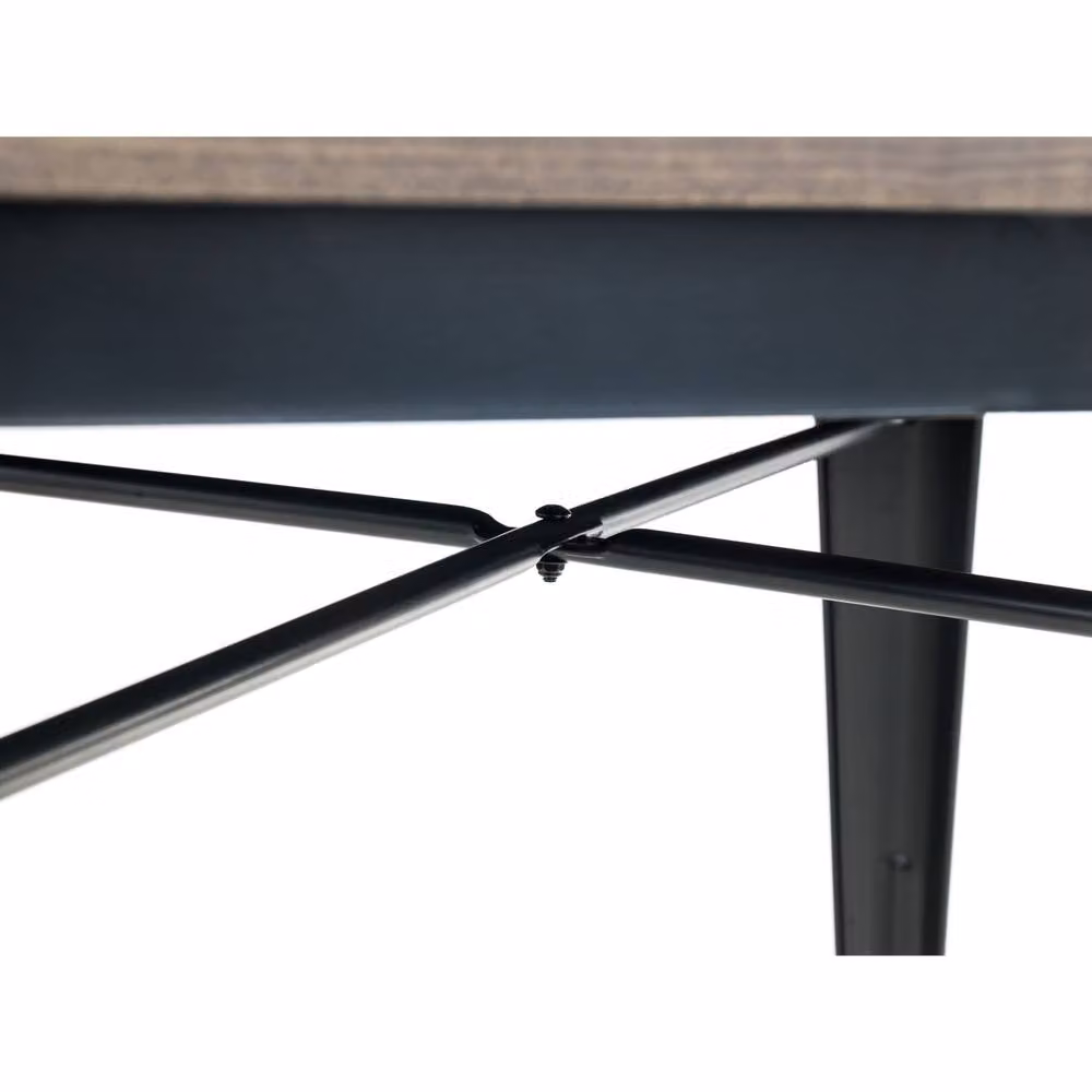 Cheshire Premium Grafton Square Wood Dining Table, Multicolour, W/D/H: 80 x 80 x 80 cm – 3