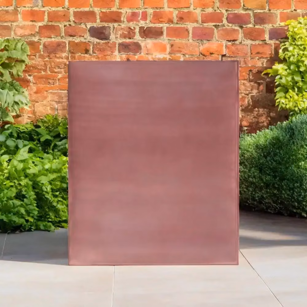Access Garden Products Rose Gold Galvanised Steel Trough Planter, W: 75 cm, H: 90 cm – 2