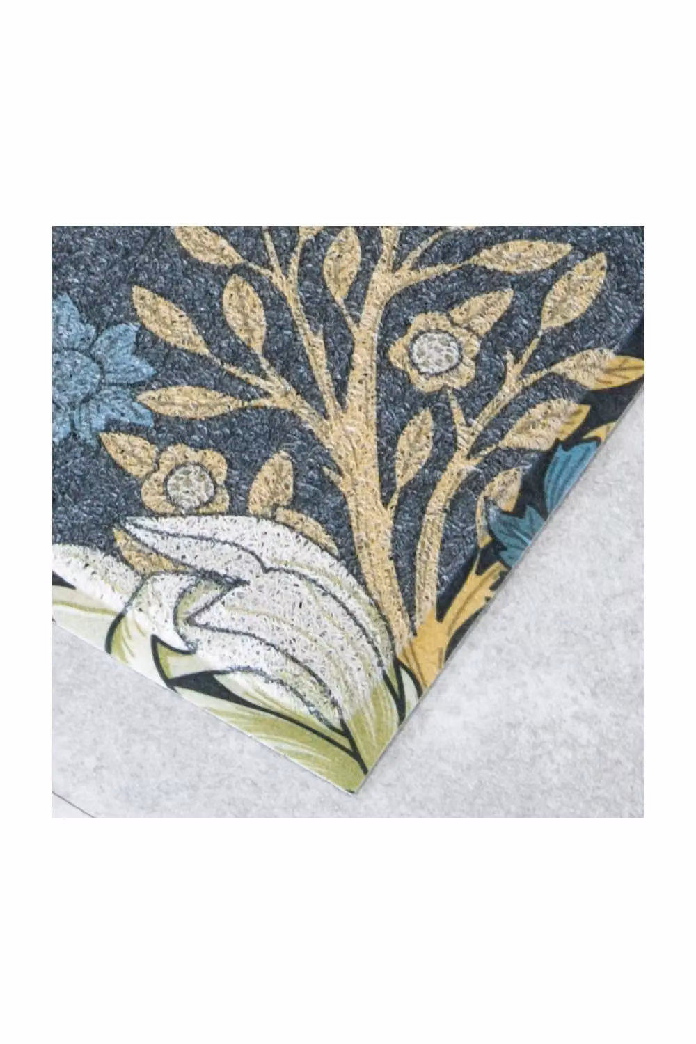 Artsy Mats Blue William Morris Pattern Doormat W: 70 cm, D: 40 cm – 2