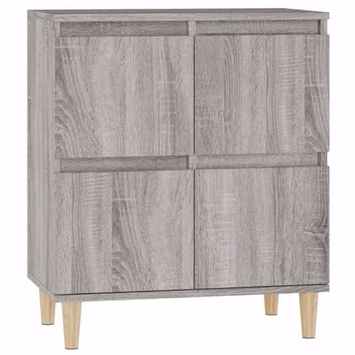 vidaXL Grey Sonoma Sideboard in Engineered Wood W/D/H: 60 x 35 x 70 cm – 1