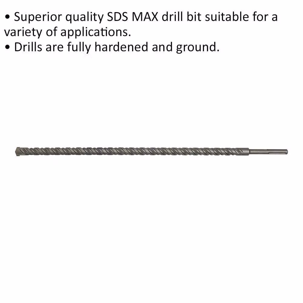 Loops SDS Max Masonry Drill Bit, Diameter: 40 mm, Length: 920 mm – 2
