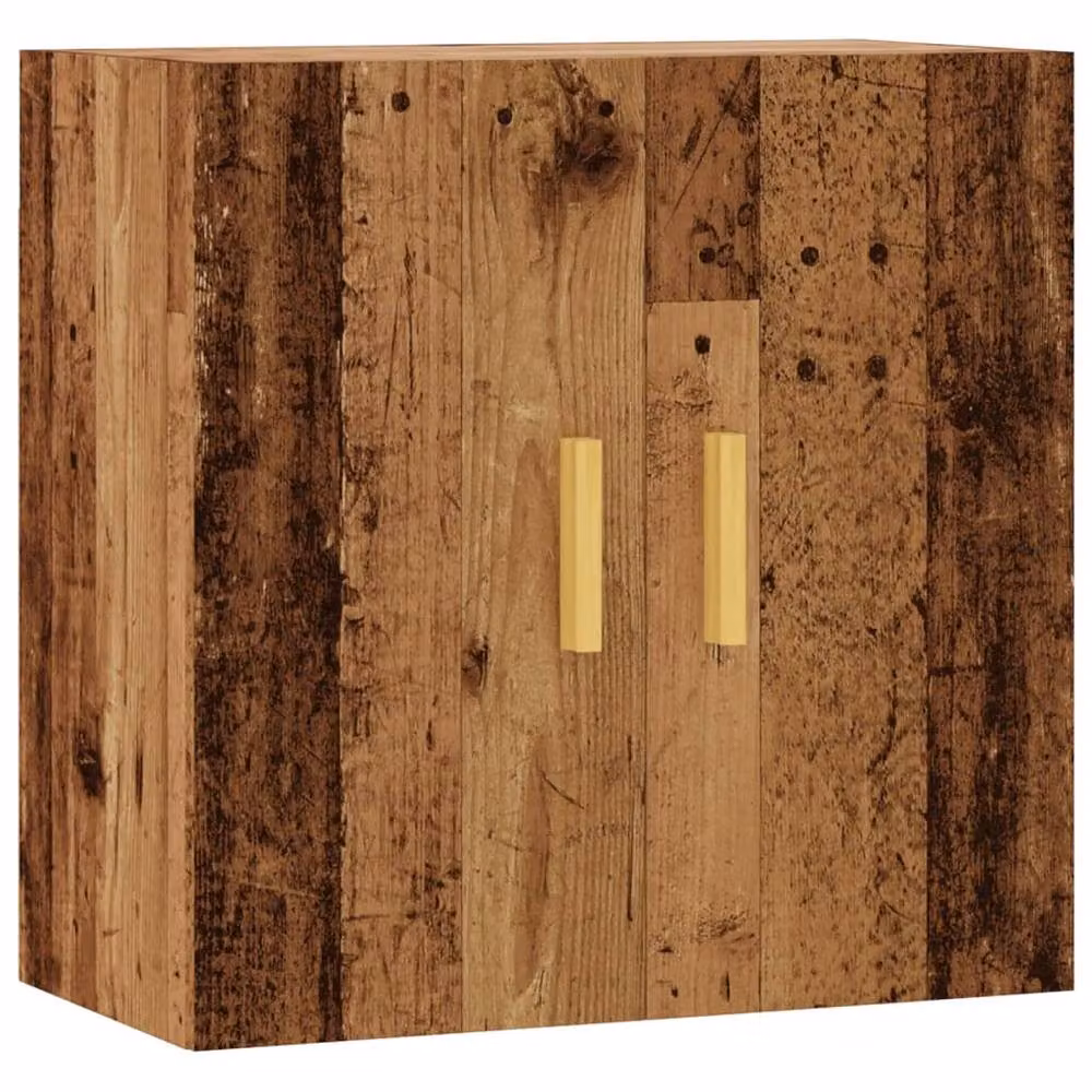 Berkfield Home Wall Mounted Cabinet in Old Wood Brown, W/D/H: 60 x 31 x 60 cm – 3