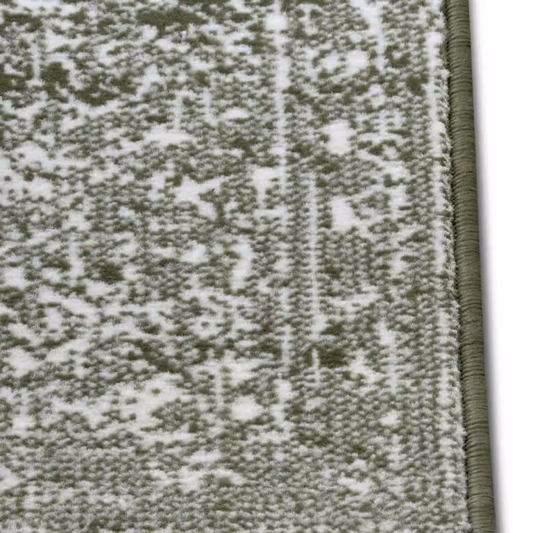 THE RUGS Velours Meridional Vintage Oriental Green Living Room Rug, W: 160 cm, D: 230 cm