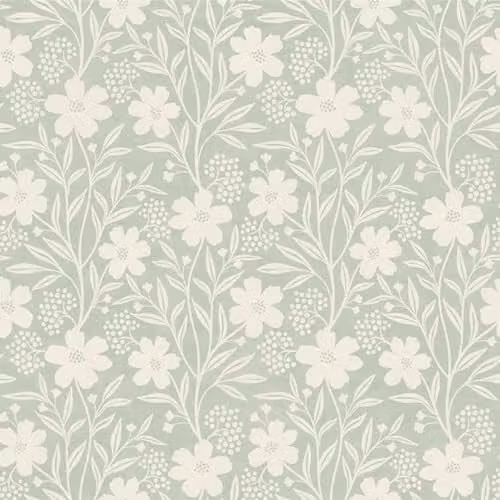 Arthouse Berry Floral Botanical Wallpaper in Sage Green – 1