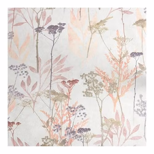 Graham & Brown Superfresco Easy Solstice Pink Floral Botanical Wallpaper