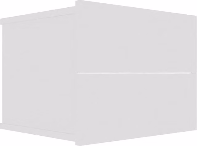 Berkfield Home Elegant Bedside Cabinets, 2 Pack, White, W/D/H: 40 x 30 x 30 cm