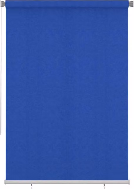 Berkfield Home Outdoor Roller Blind, Blue HDPE, W: 160 cm, H: 230 cm