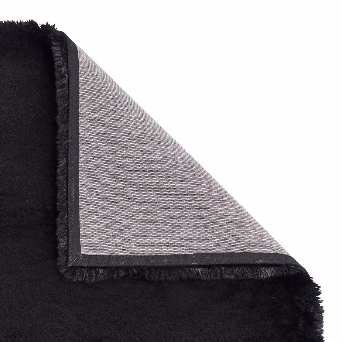 The Rug Shop UK Modern Shaggy Black Area Rug, W: 150 cm, L: 230 cm – 7