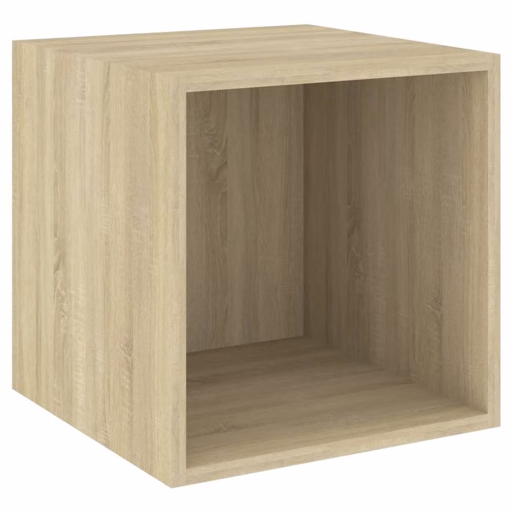 Berkfield Home Sonoma Oak Wall Cabinet, Brown, W/D/H: 37 x 37 x 37 cm – 3