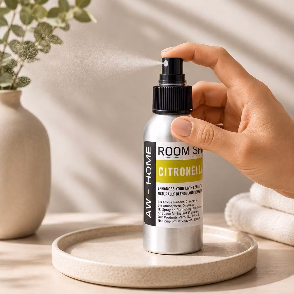 Serenityy Room Spray Citronella Lemon Citron in Silver 100ml – 2