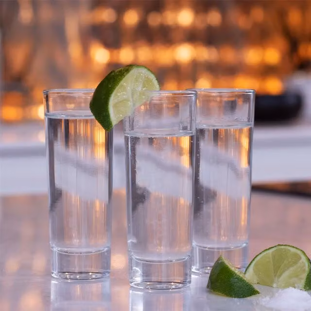 Maison & White Set of 12 Transparent Glass Shot Glasses