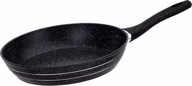 Royalford Non-Stick Frying Pan with Durable Granite Coating in Black