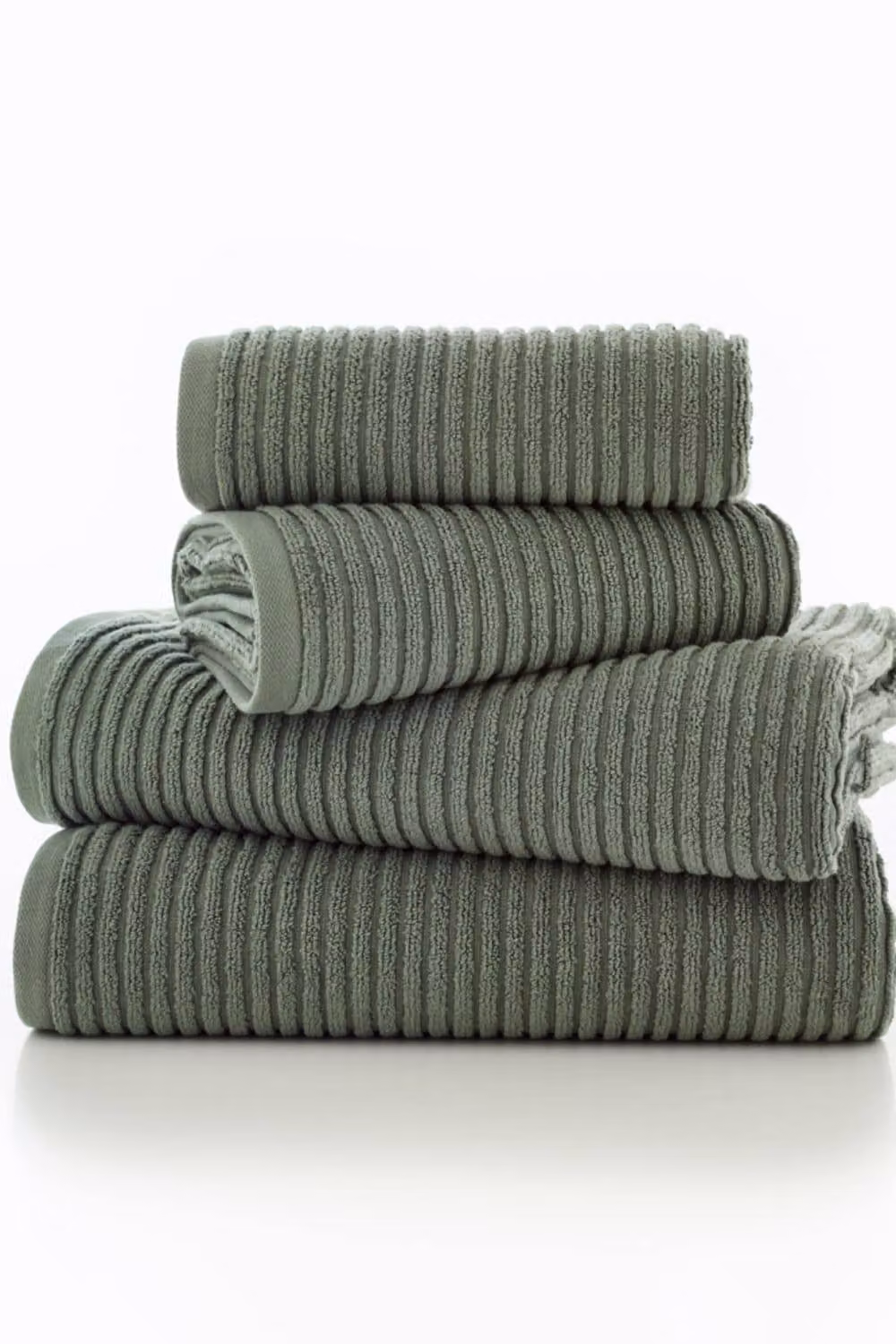 Deyongs Sereno Soft Textured Green Towel in 550GSM Pure Zerotwist Cotton – 2