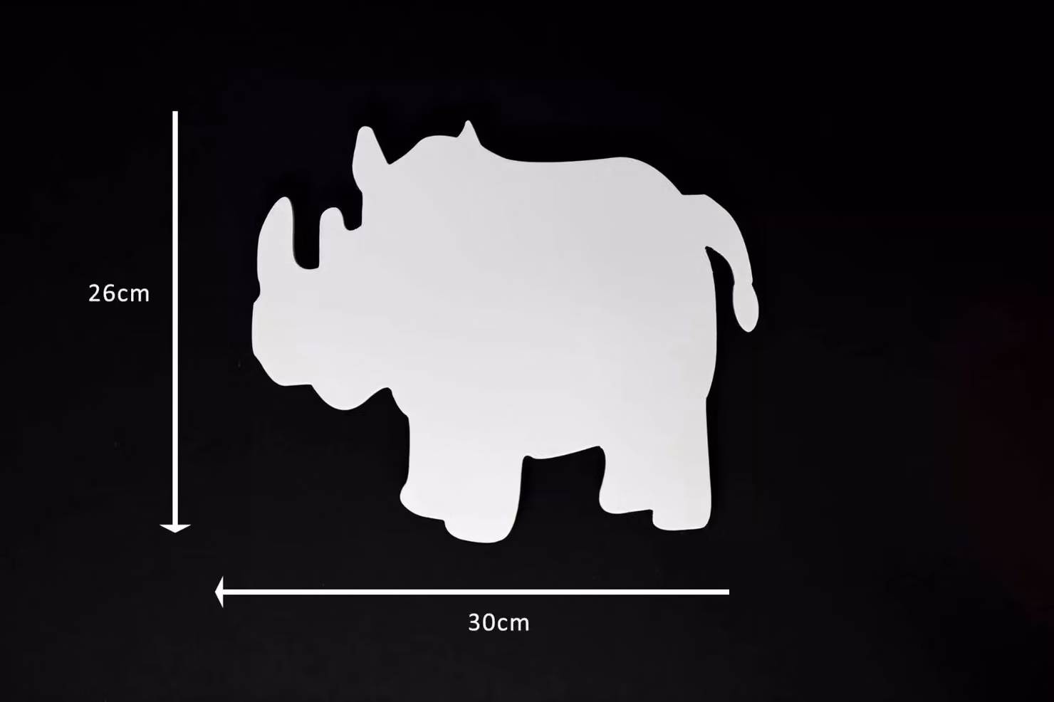 Marco Paul Rhino LED Wall Night Light for Childrens Nursery in White and Wood – 2