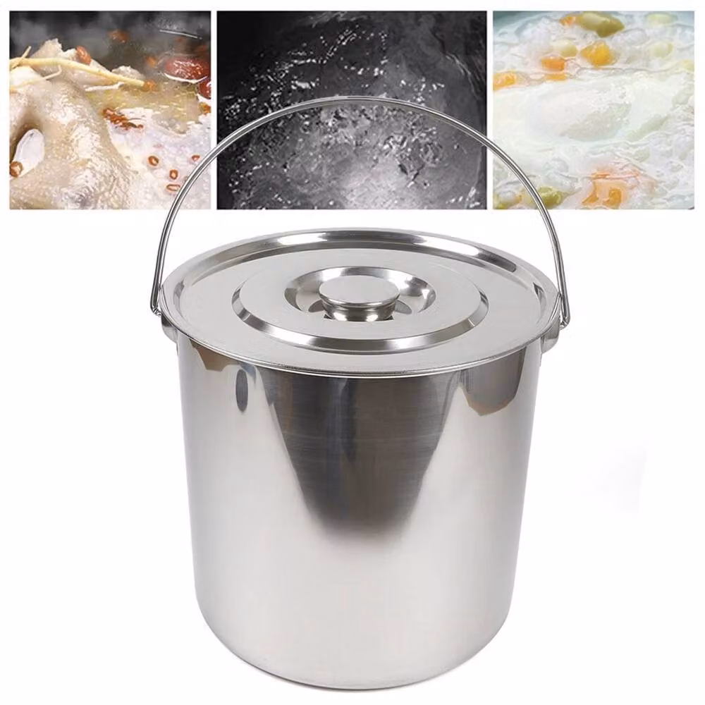 Nordara 20 l Stainless Steel Barrel with Lid in Silver – 2