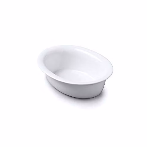Wm Bartleet & Sons White Porcelain Oval Pie Dish 18cm